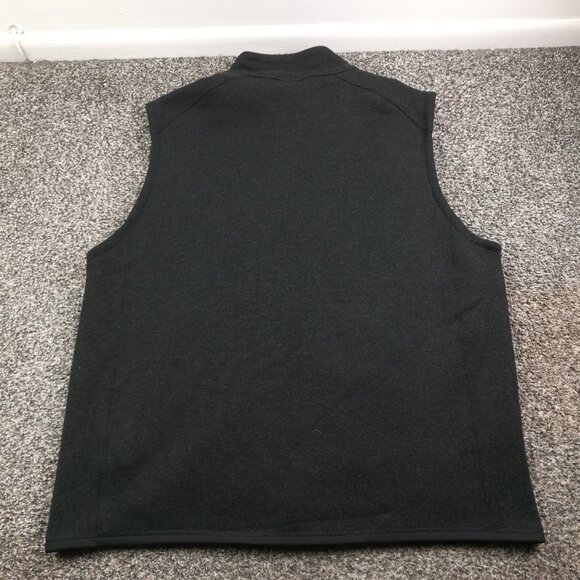 Patagonia Vest Better Sweater Full Zip Black Mens 2XL 25881 - Picture 6 of 9